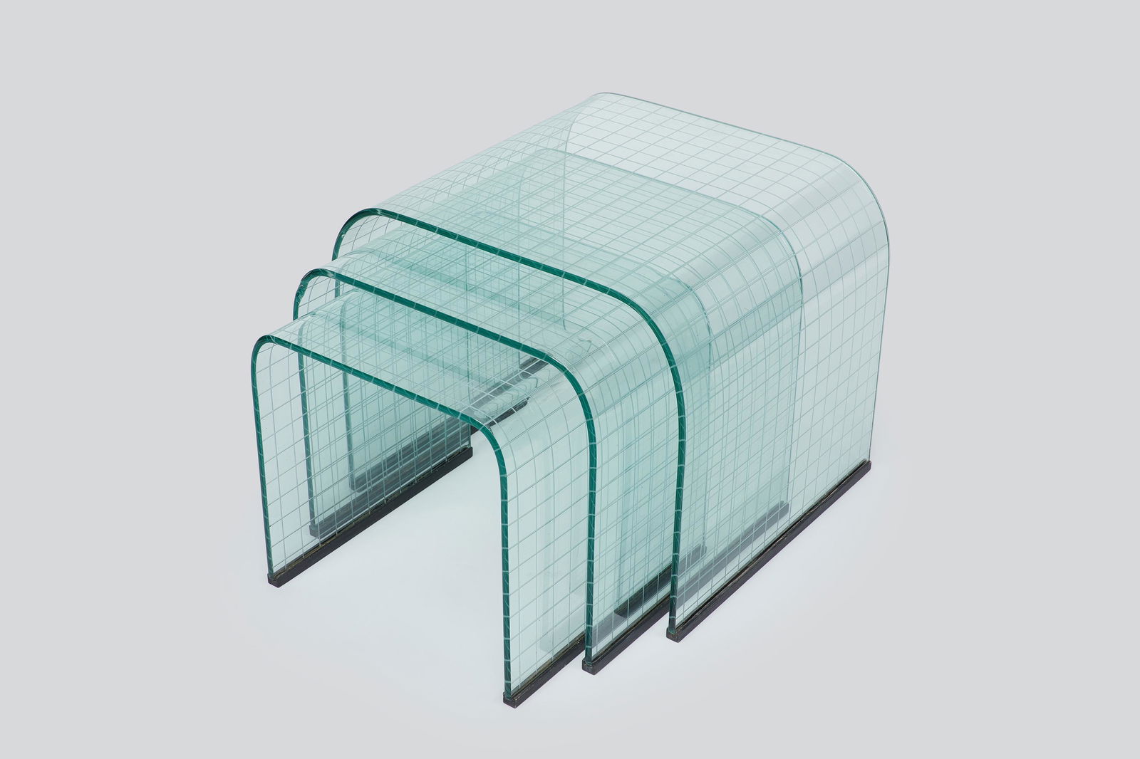 Angelo Cortesi, Etched Nesting Tables (3) (1 of 11)