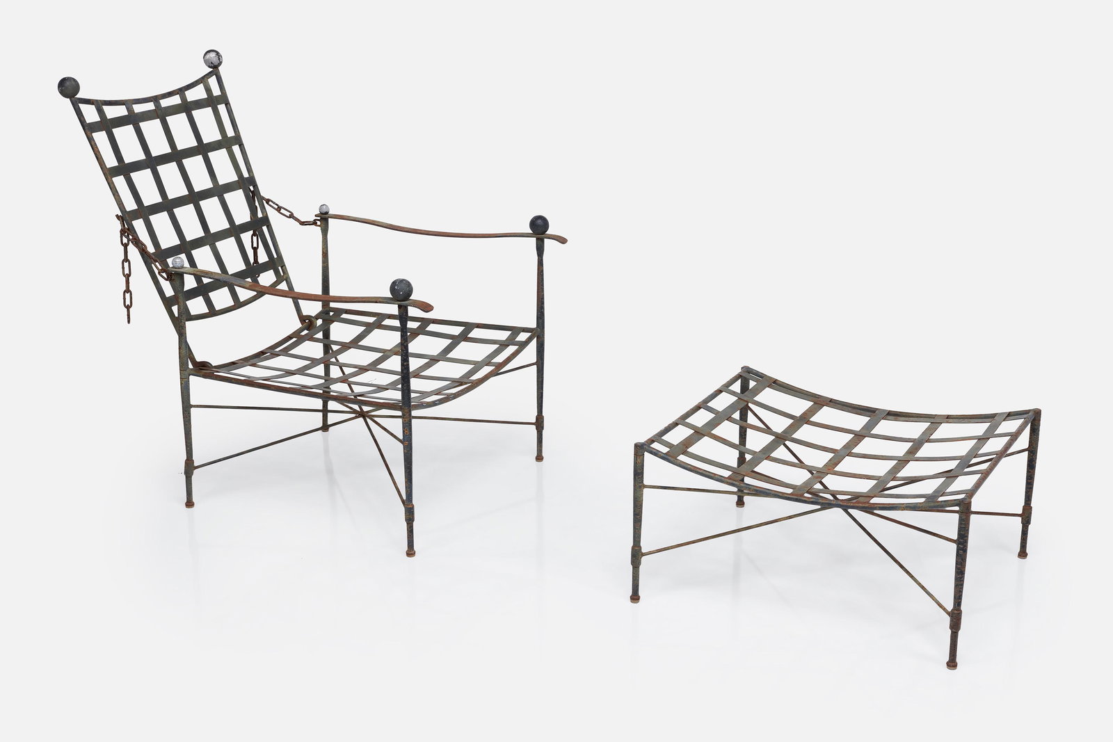Mario Papperzini, 'Amalfi' Lounge Chair and Ottoman (2) (1 of 17)