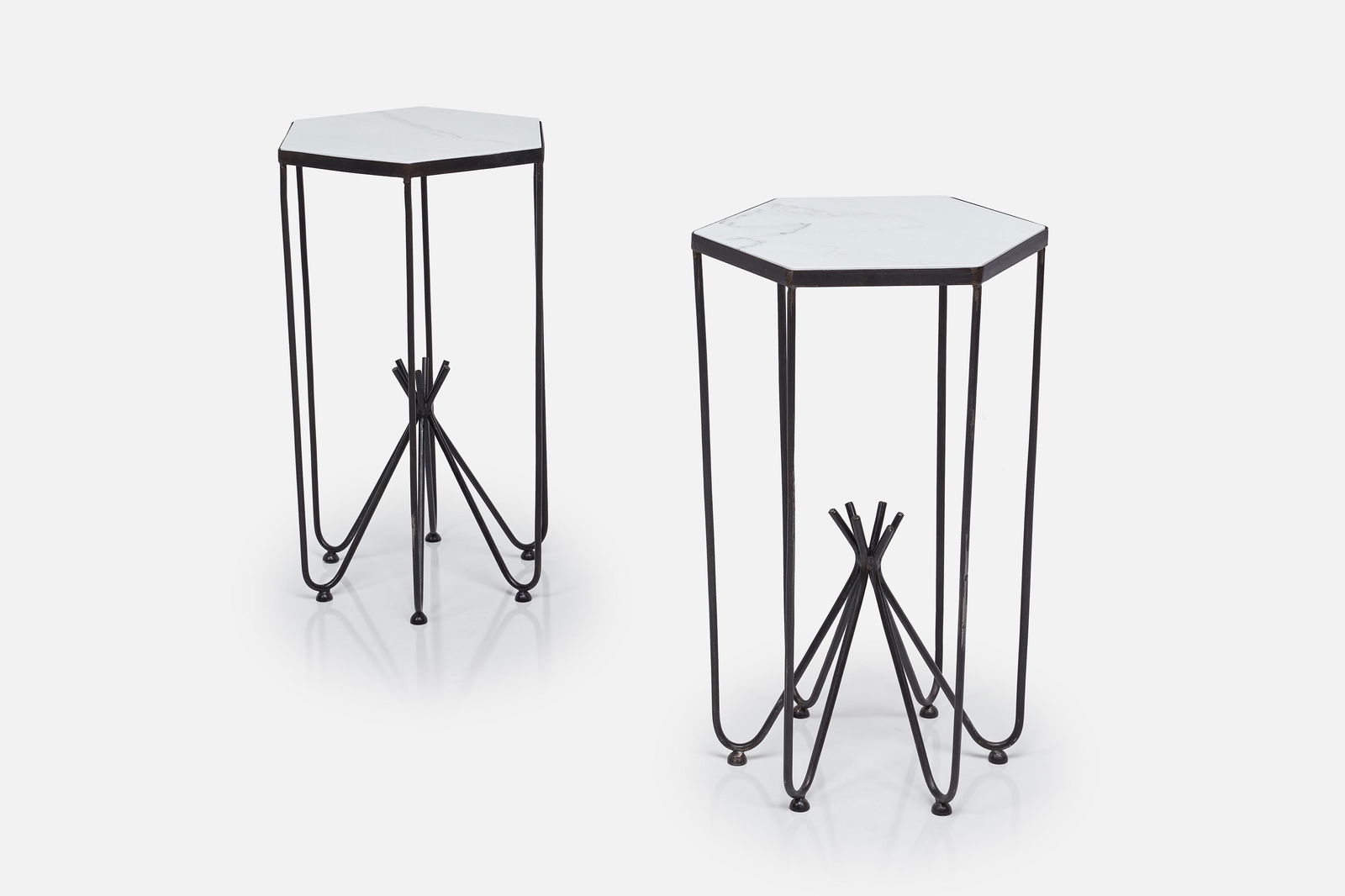 Jean Royere Style, 'Hirondelle' Side Tables (2) (1 of 9)