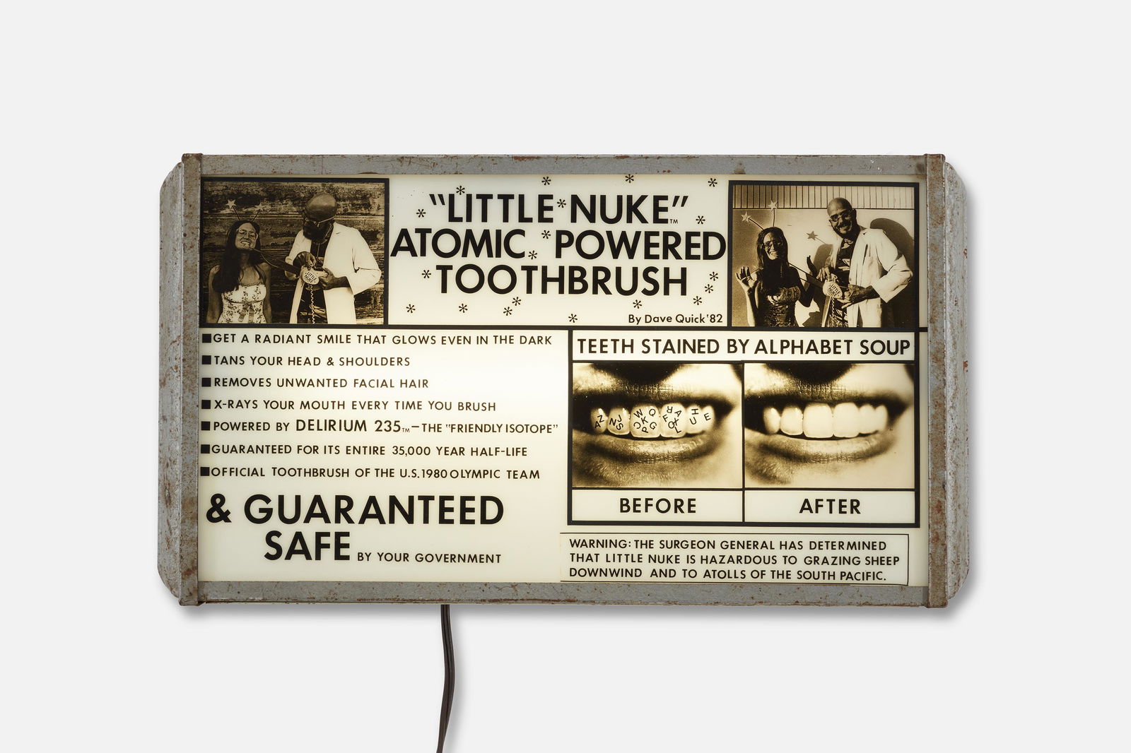 Dave Quick, Untitled (Little Nuke) Illuminated Wall Sculpture (1 of 10)