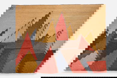 After Alexander Calder, 'Pyramids' Tapestry
