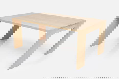 John Pawson, Dining Table: JOHN PAWSONDining table, 2010Oak. Custom made.28.5" H x 69" W x 42" DProvenance: Private Collection, Bel-Air, CAThis table was custom-made for a John Pawson residential project in Bel