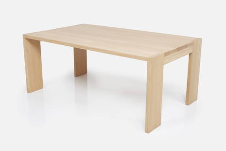 John Pawson, Dining Table: JOHN PAWSONDining table, 2010Oak. Custom made.28.5" H x 69" W x 42" DProvenance: Private Collection, Bel-Air, CAThis table was custom-made for a John Pawson residential project in Bel