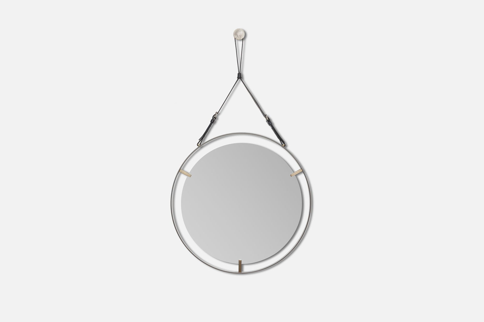 William Emmerson, Round 'Flat Bar' Wall Mirror (1 of 7)