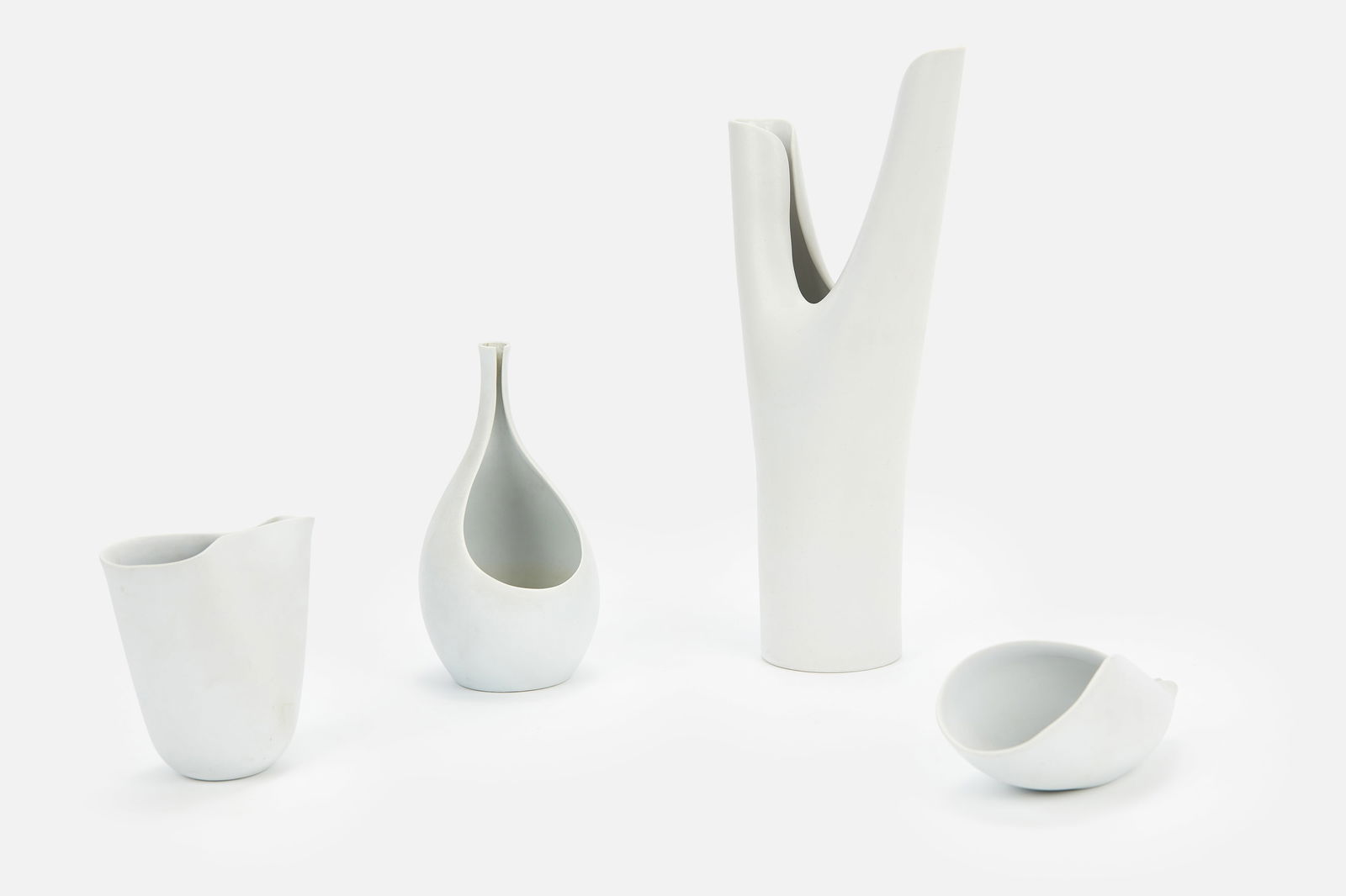 Stig Lindberg, 'Veckla' Vases (4) (1 of 18)