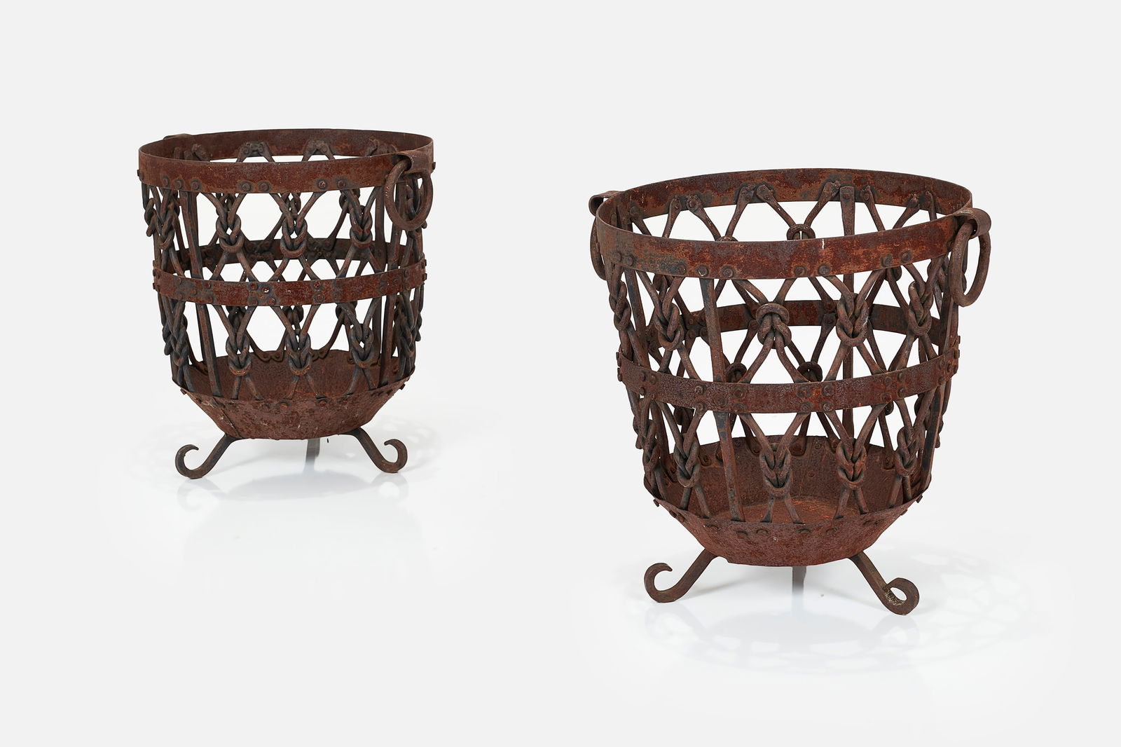American, Iron Openwork Planters (2) (1 of 18)