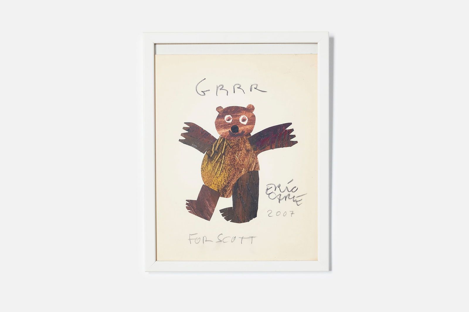 Eric Carle, 'Grrr' Collage (1 of 13)