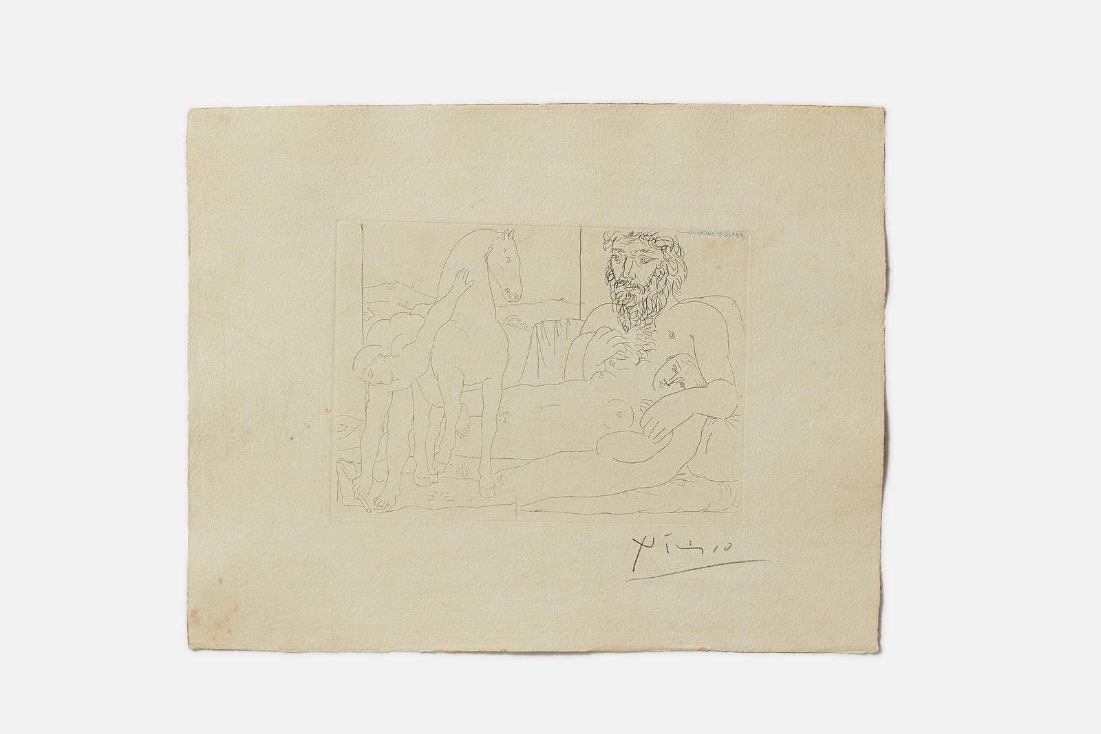 Pablo Picasso, 'The Muse at Rest' Etching (1 of 9)