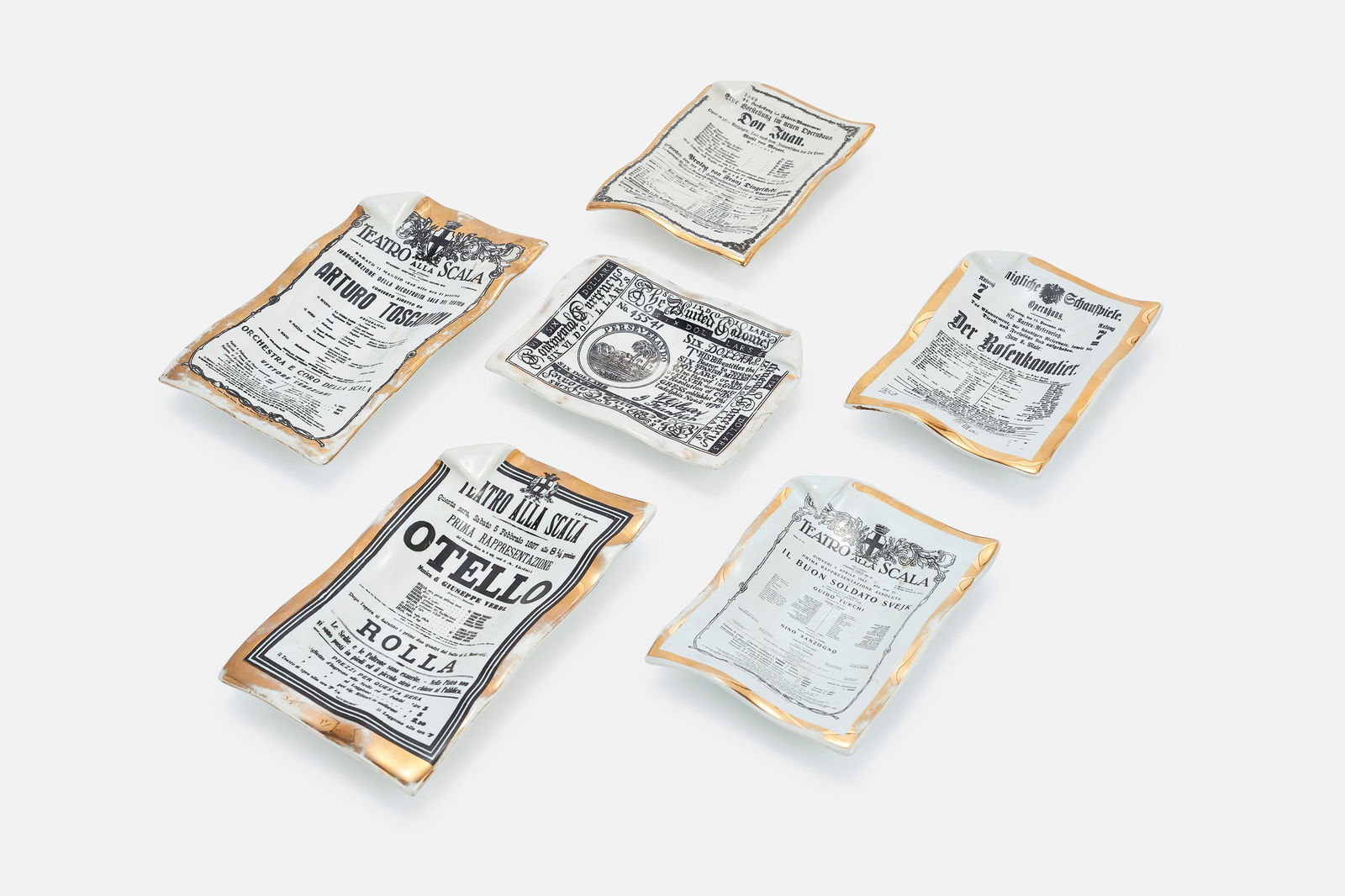 Piero Fornasetti, Trinket Dishes (6) (1 of 20)