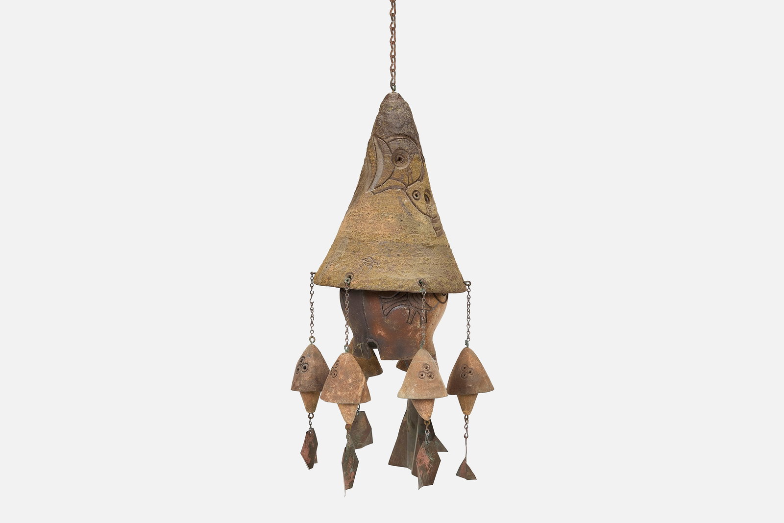 Paolo Soleri, Ceramic Windbell Cluster (1 of 10)