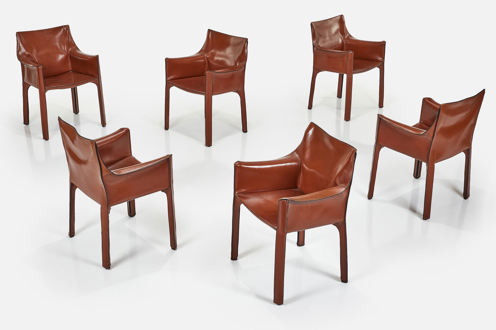 Mario Bellini, 'Cab' Armchairs (6) (1 of 16)