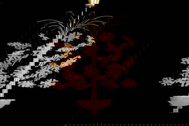 Paavo Tynell, 'Snowflake' Chandelier