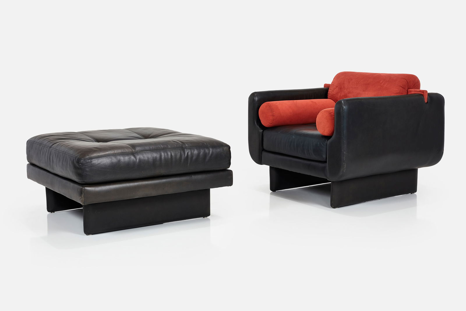 Vladimir Kagan, Lounge Chair  + Ottoman (2) (1 of 12)