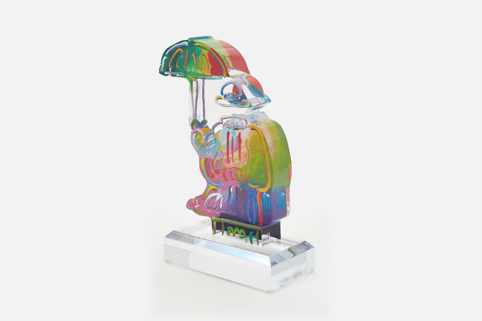 Peter Max, 'Umbrella Man III' Sculpture (1 of 9)