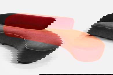 Vladimir Kagan, Custom 'Serpentine' Sofa