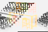 Roy McMakin, High-Top Dining Set (9)