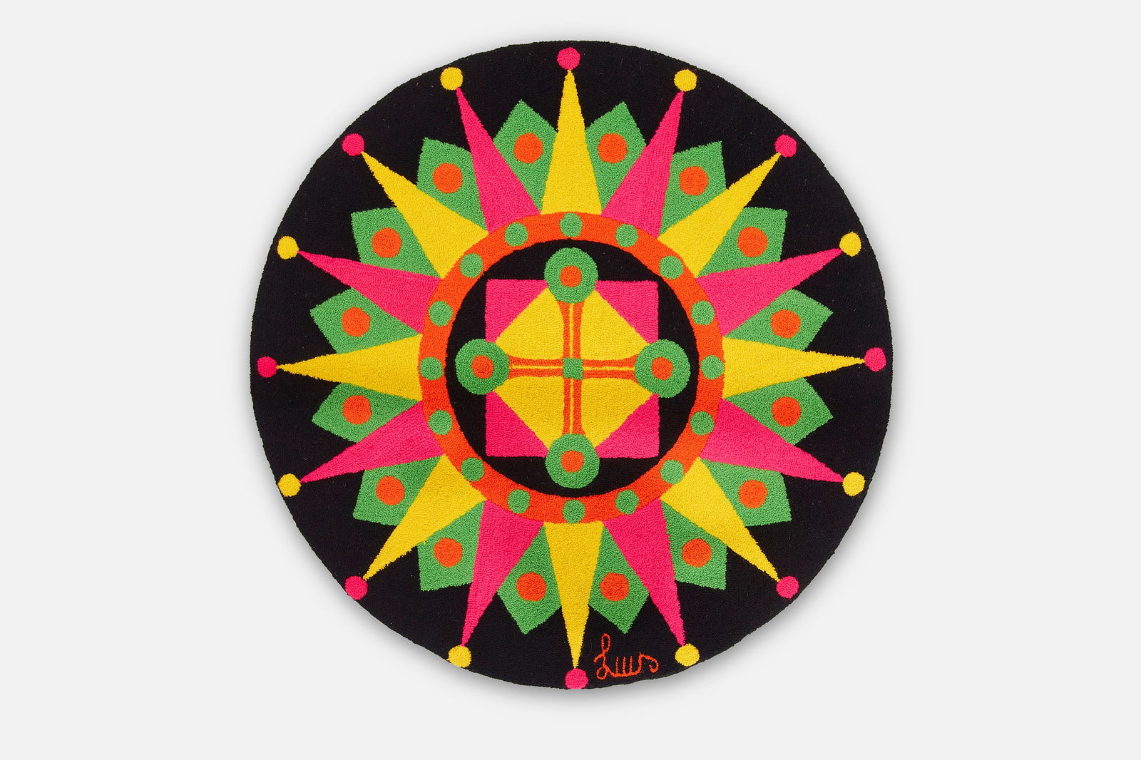 Luis Montiel, Round Tapestry (1 of 12)