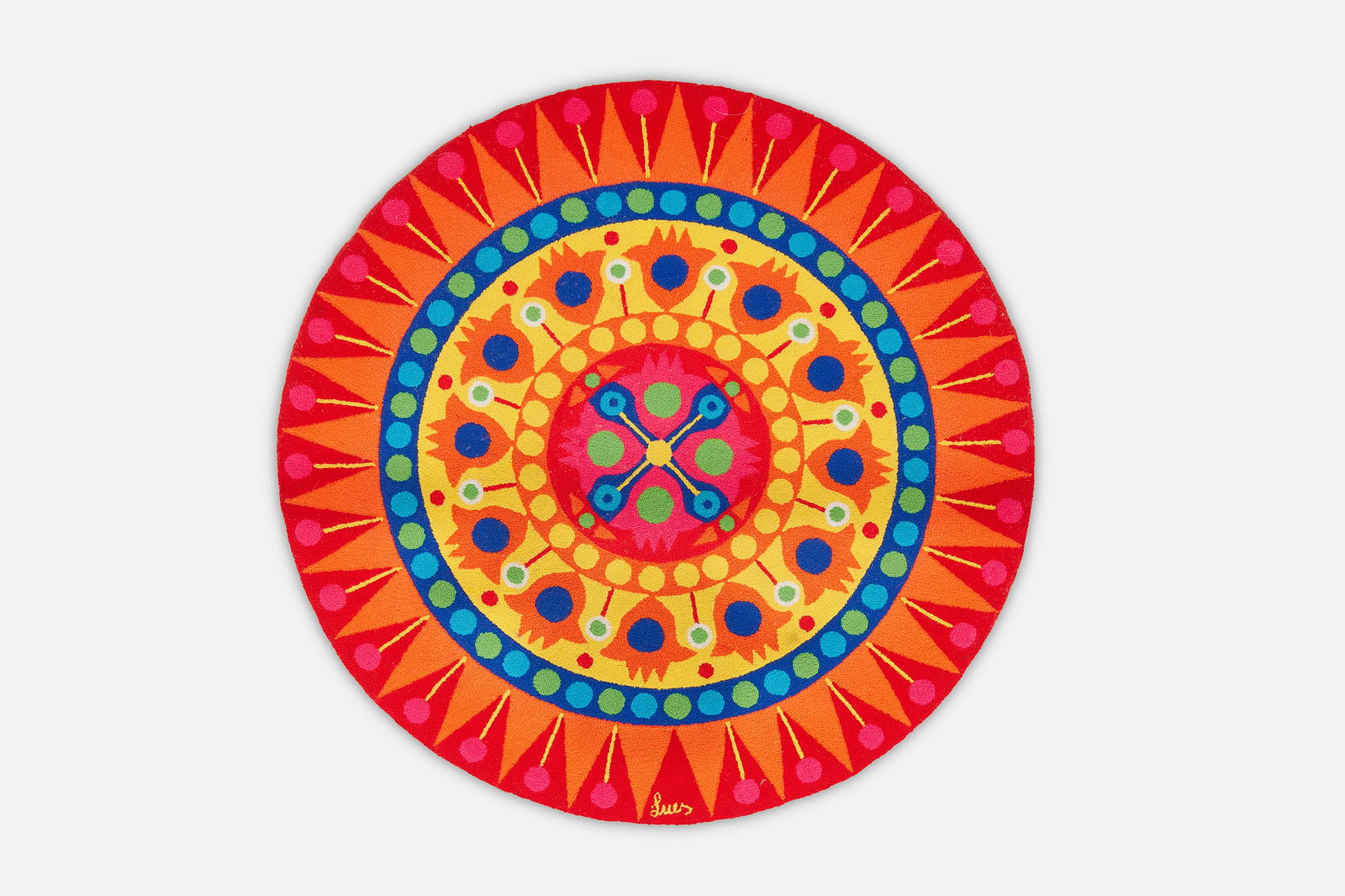 Luis Montiel, Round Tapestry (1 of 12)