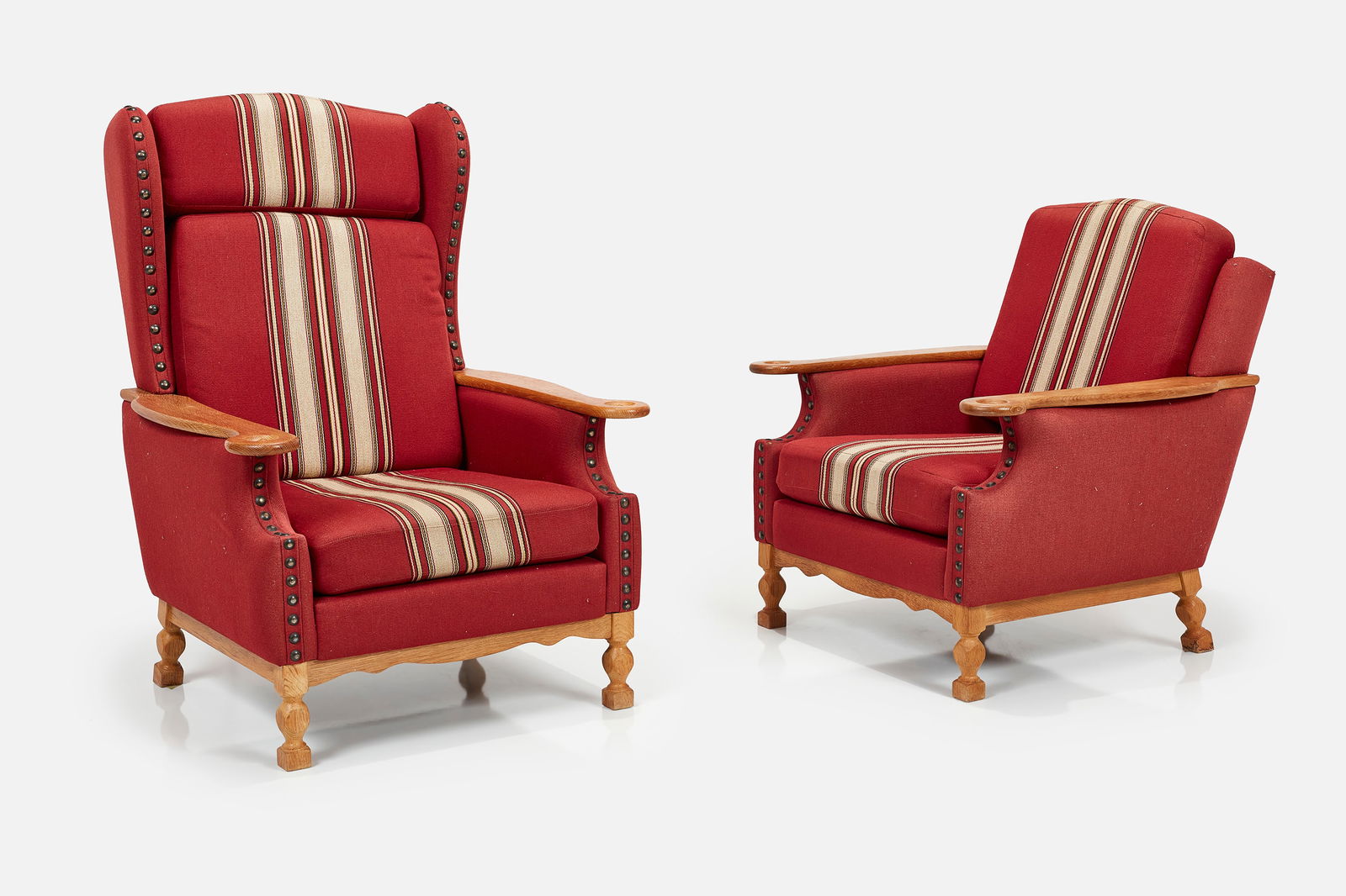 Danish, His + Hers Lounge Chairs (2) (1 of 13)