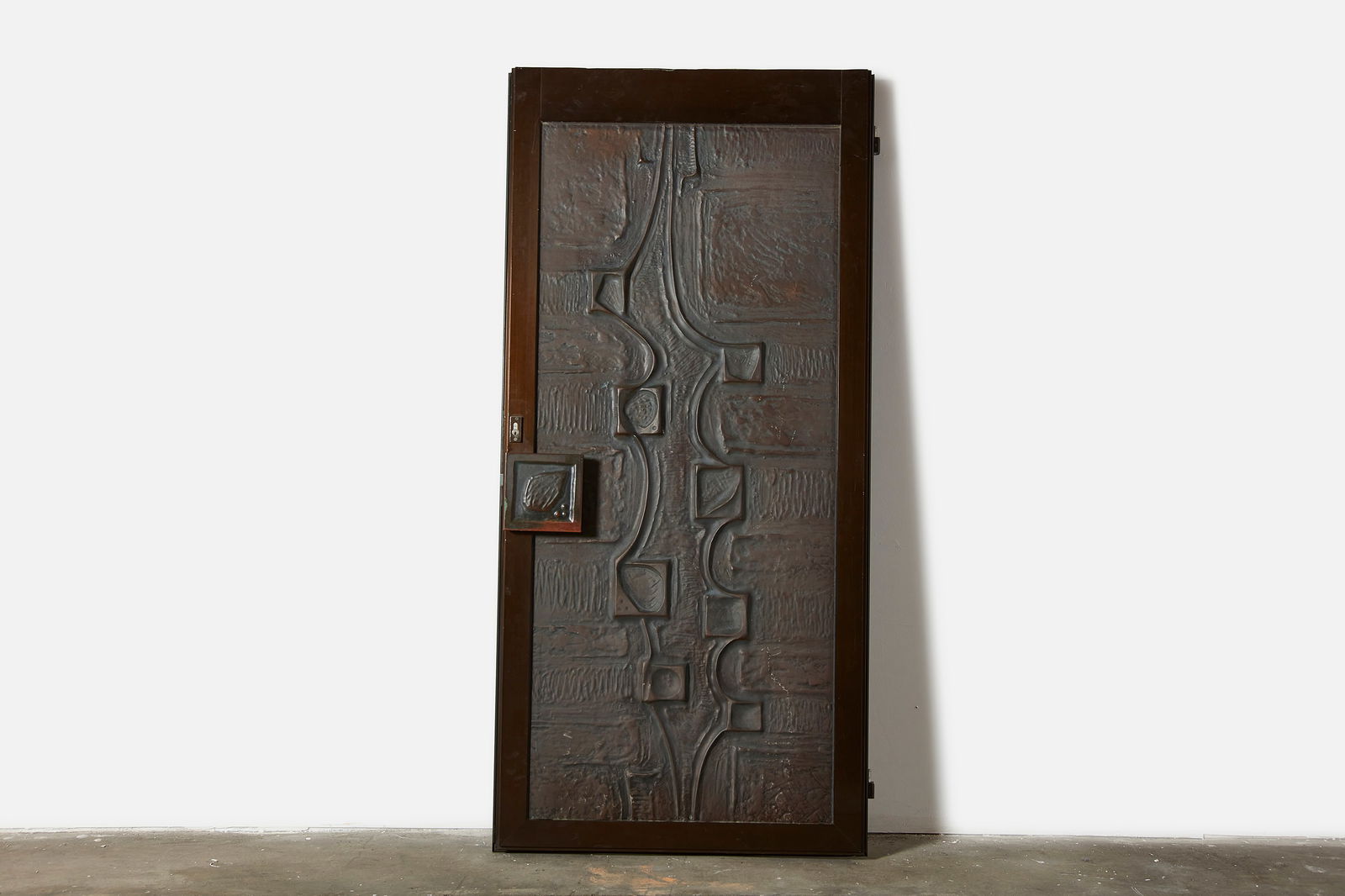 Modernist, Sculptural Bronze Door (1 of 7)