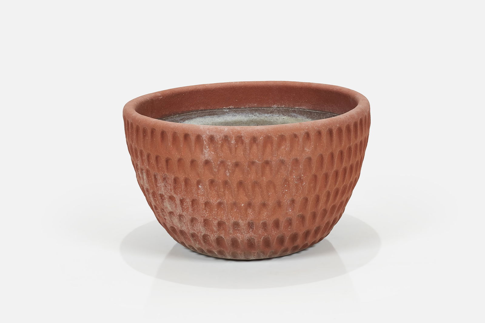 Hans Stumpf, 'Thumb' Planter: HANS STUMPF'Thumb' planter, 2001Un-glazed stoneware. Manufactured by Hans Stumpf Co., USA.Interior incised "H.S.C. A-21-12 2001" and "RD". 12.25" H x 20.75"