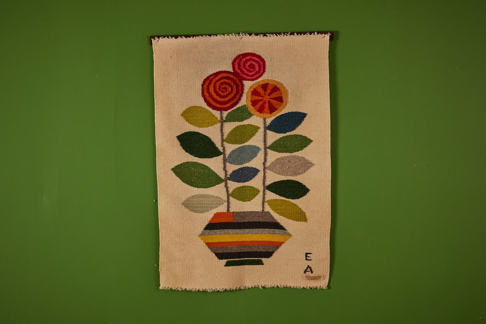 Evelyn Ackerman, 'Flower Pot' Tapestry (1 of 9)