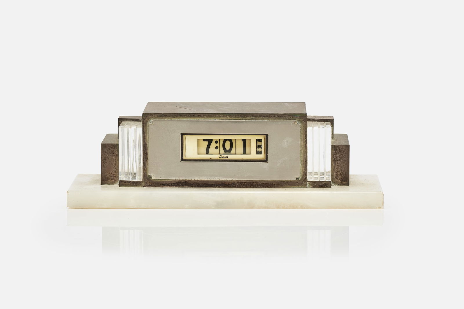 K.E.M. Weber, 'Cyclometer' Desk Clock (1 of 11)