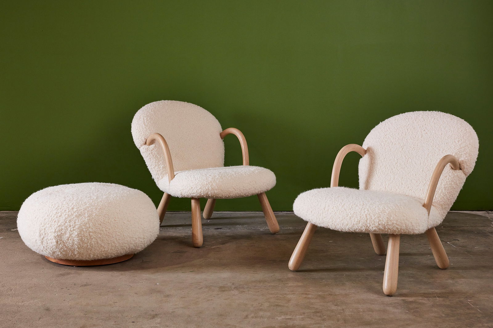 Arnold Madsen Style, Lounge Chairs + Ottoman (3) (1 of 12)