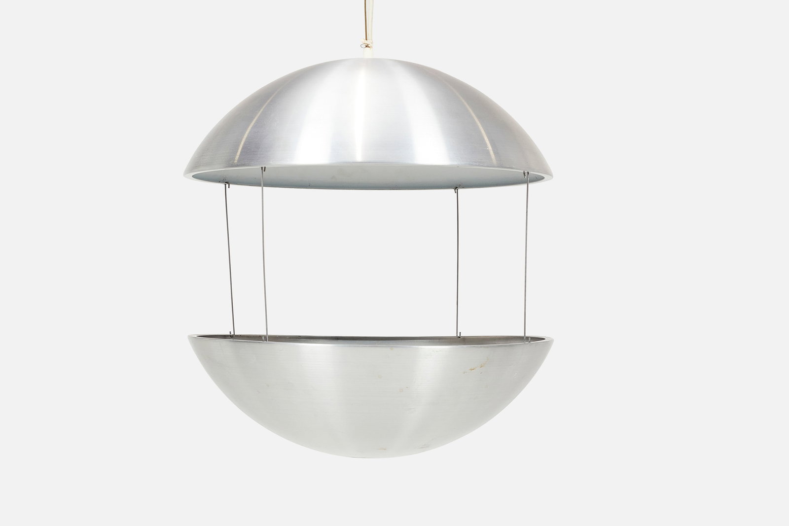 Poul Cadovius, Flower Lamp: POUL CADOVIUS Flower lamp, model no. RS-50, ca. 1968 Aluminum, painted aluminum. Manufactured by HF Belysning for Royal System AS, Denmark. Interior with manufacturer's foil label. &nb