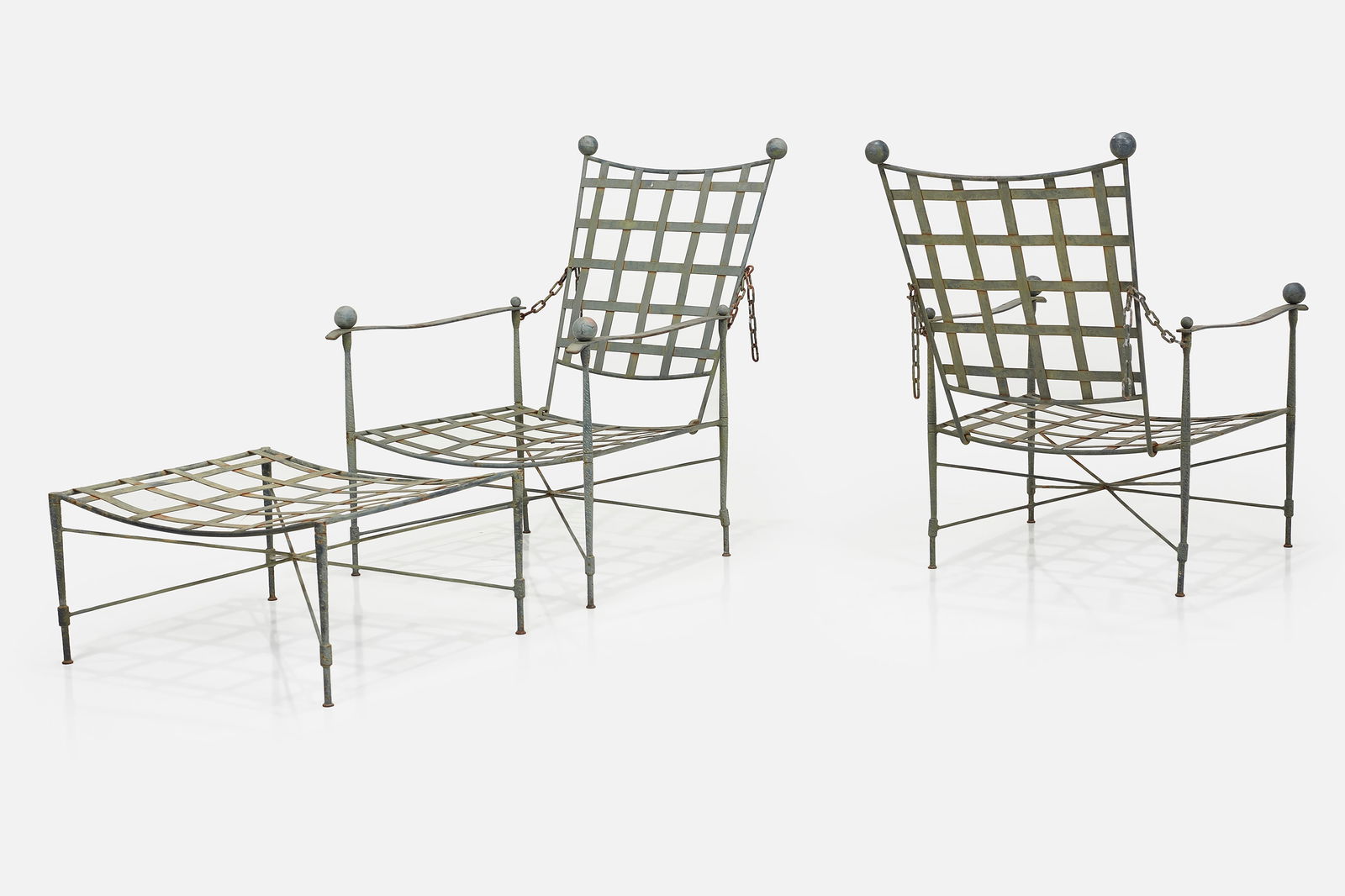 Mario Papperzini, 'Amalfi' Lounge Chair Set (3) (1 of 16)