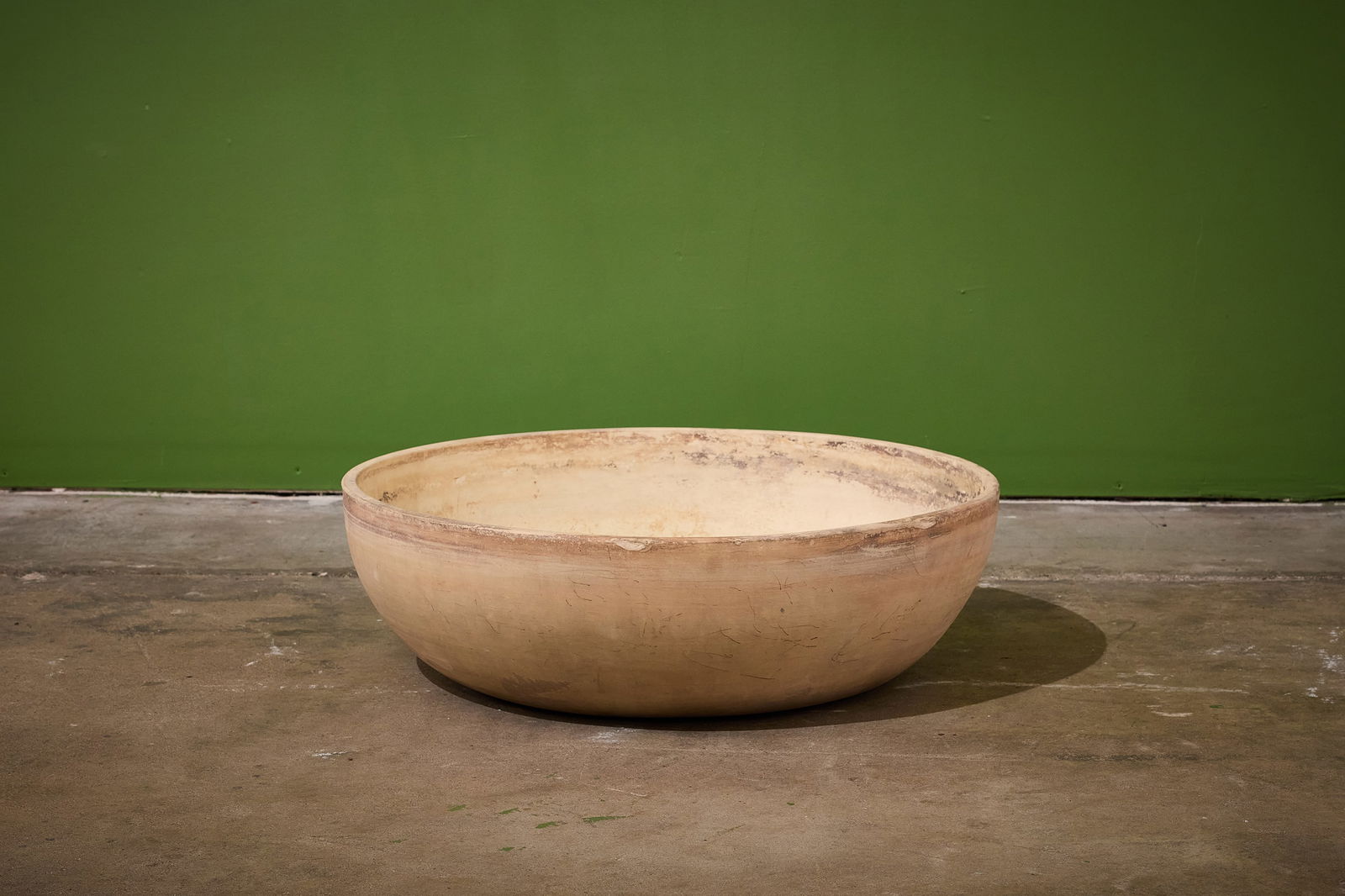 John Follis + Rex Goode, Low Planter: JOHN FOLLIS + REX GOODELow planter, model no. F-09, 1960sBisque-glazed earthenware. Produced by Architectural Pottery, USA.Interior impressed with manufacturer's mark. 8" H