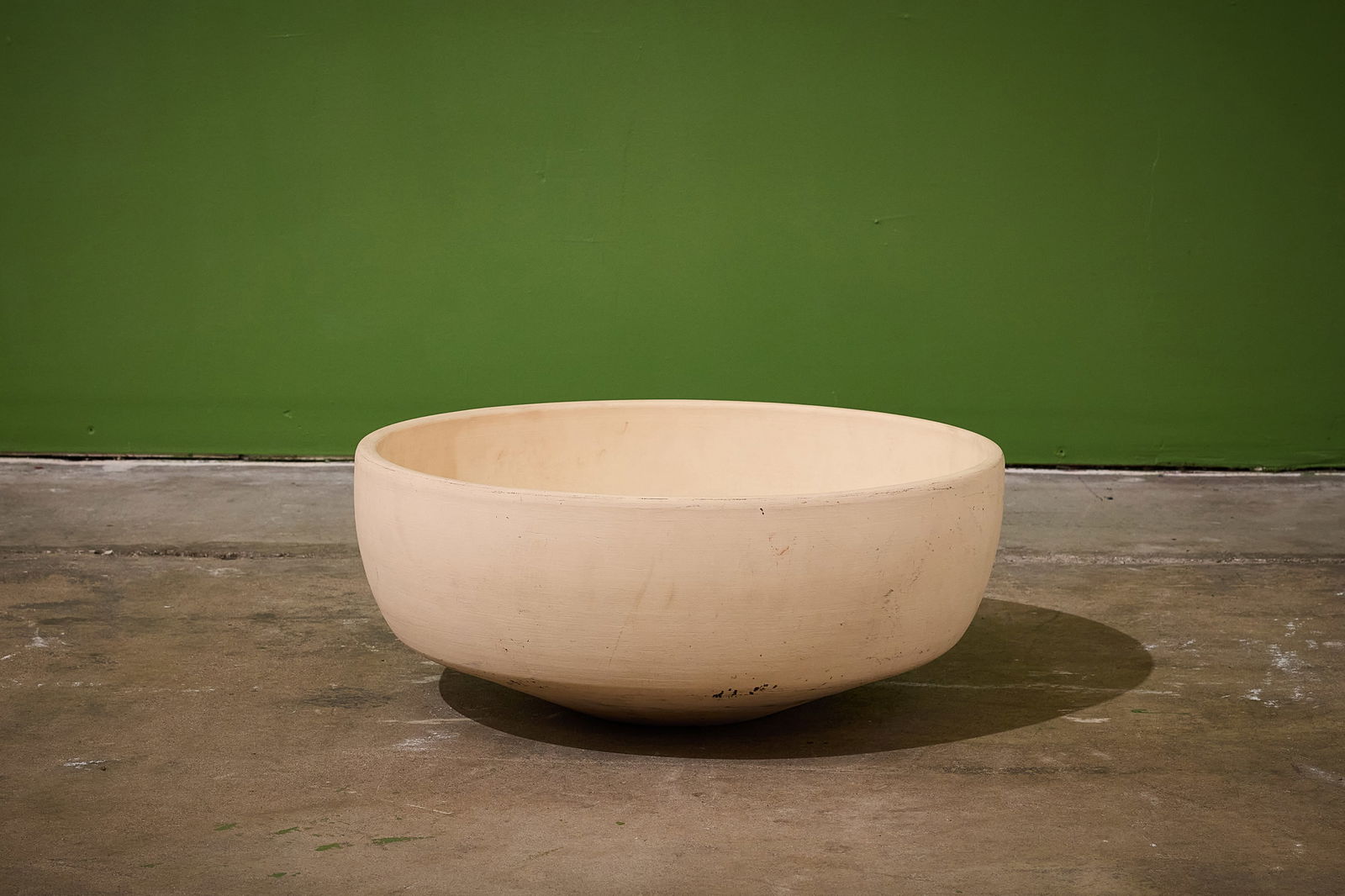 John Follis + Rex Goode, Planter: JOHN FOLLIS + REX GOODEPlanter, model no. F-07, 1960sBisque-glazed earthenware. Produced by Architectural Pottery, USA.Underside impressed with producer's mark. 9" H x 20.75