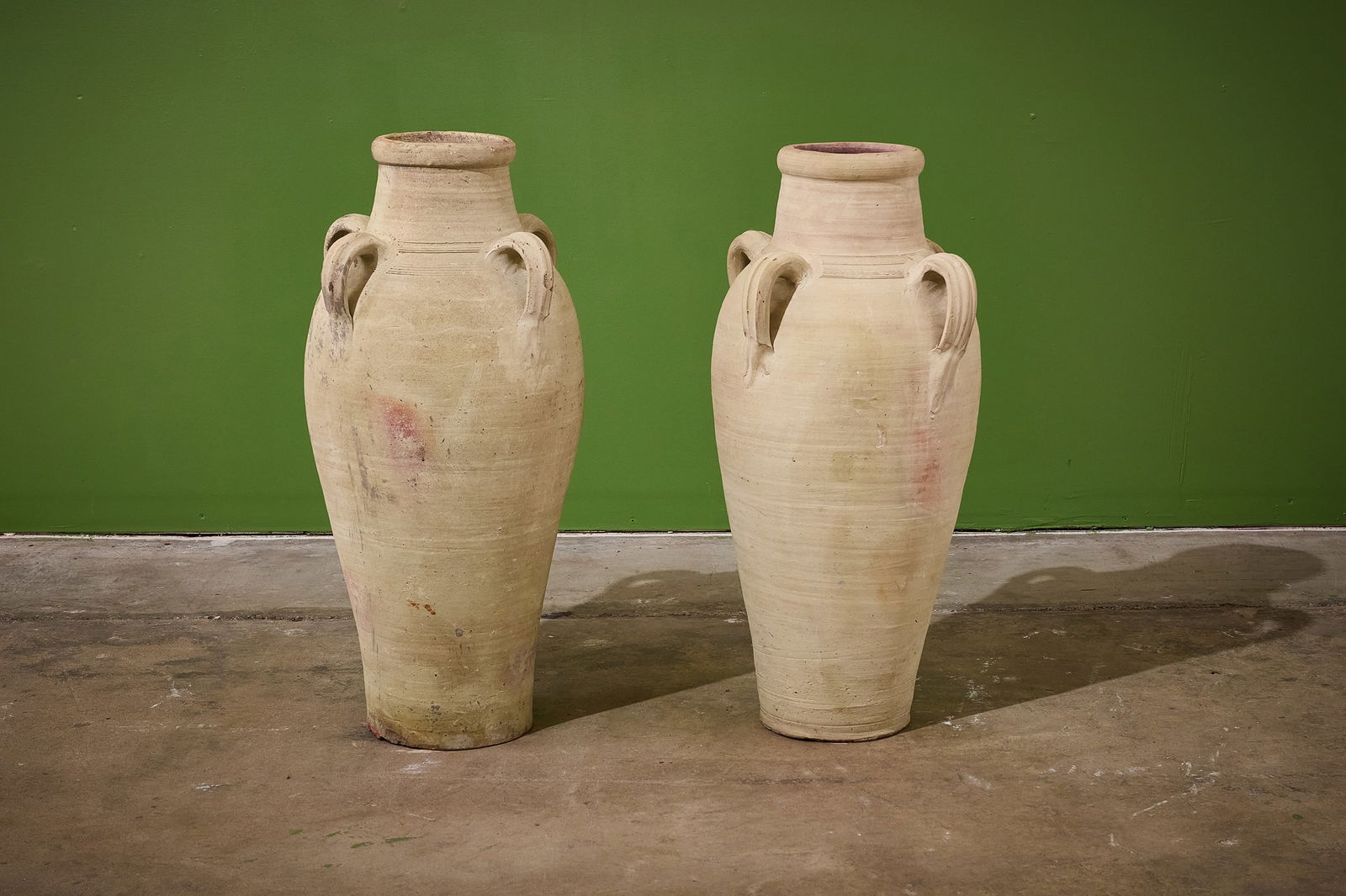 Rustic, Twin-Handled Urns (2) (1 of 13)