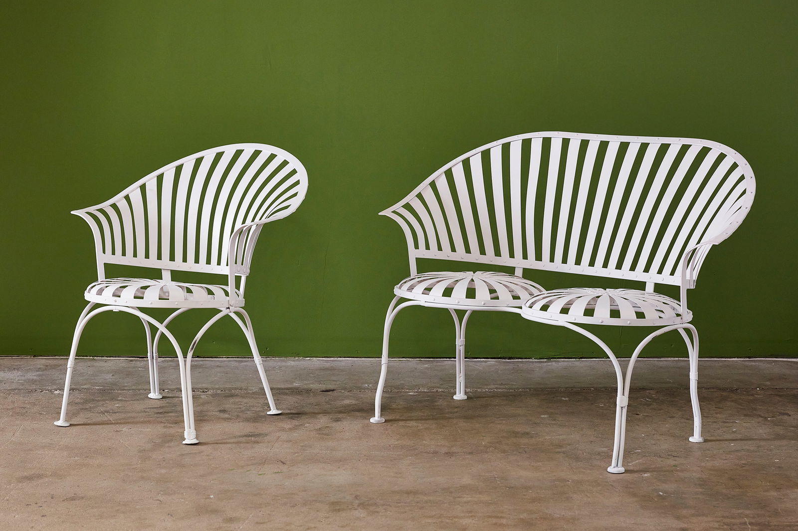 Francois Carre, 'Sunburst' Lounge Chair + Settee (2) (1 of 12)