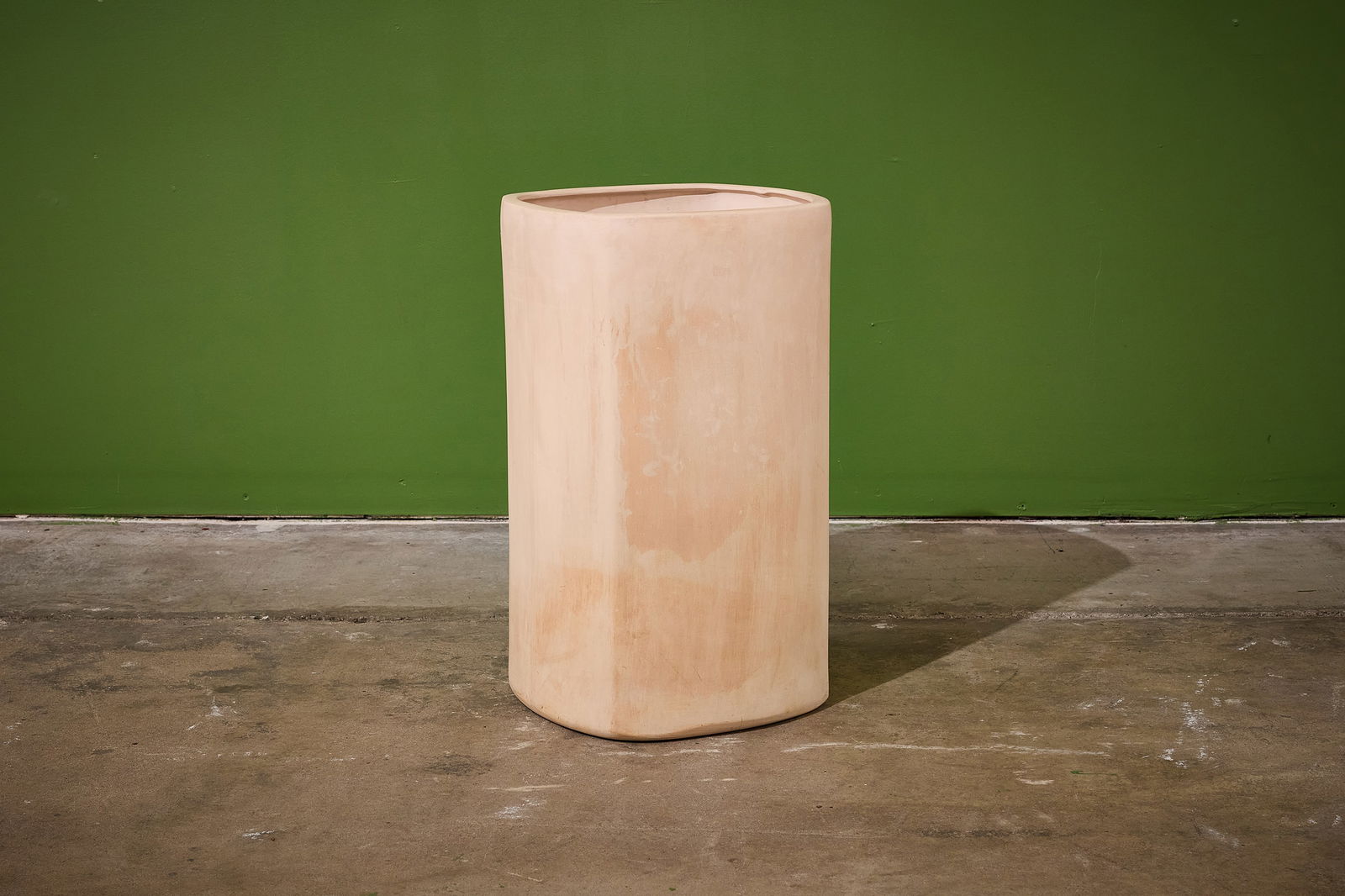 Marilyn Kay Austin, Square Planter: MARILYN KAY AUSTINSquare planter, model no. AVB-22, ca. 1964Bisque-glazed earthenware. Manufactured by Architectural Pottery, USA. 22.75" H x 14" W x 13" D