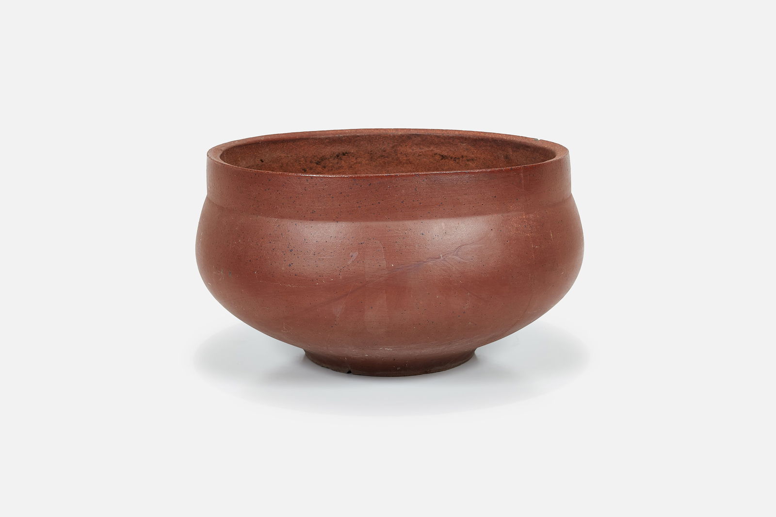 David Cressey, Pro/Artisan Planter: DAVID CRESSEYPlanter, model no. 5042, ca. 1966Glazed stoneware. Produced by Architectural Pottery, USA, for their Pro/Artisan Collection. 10.75" H x 19" Diameter