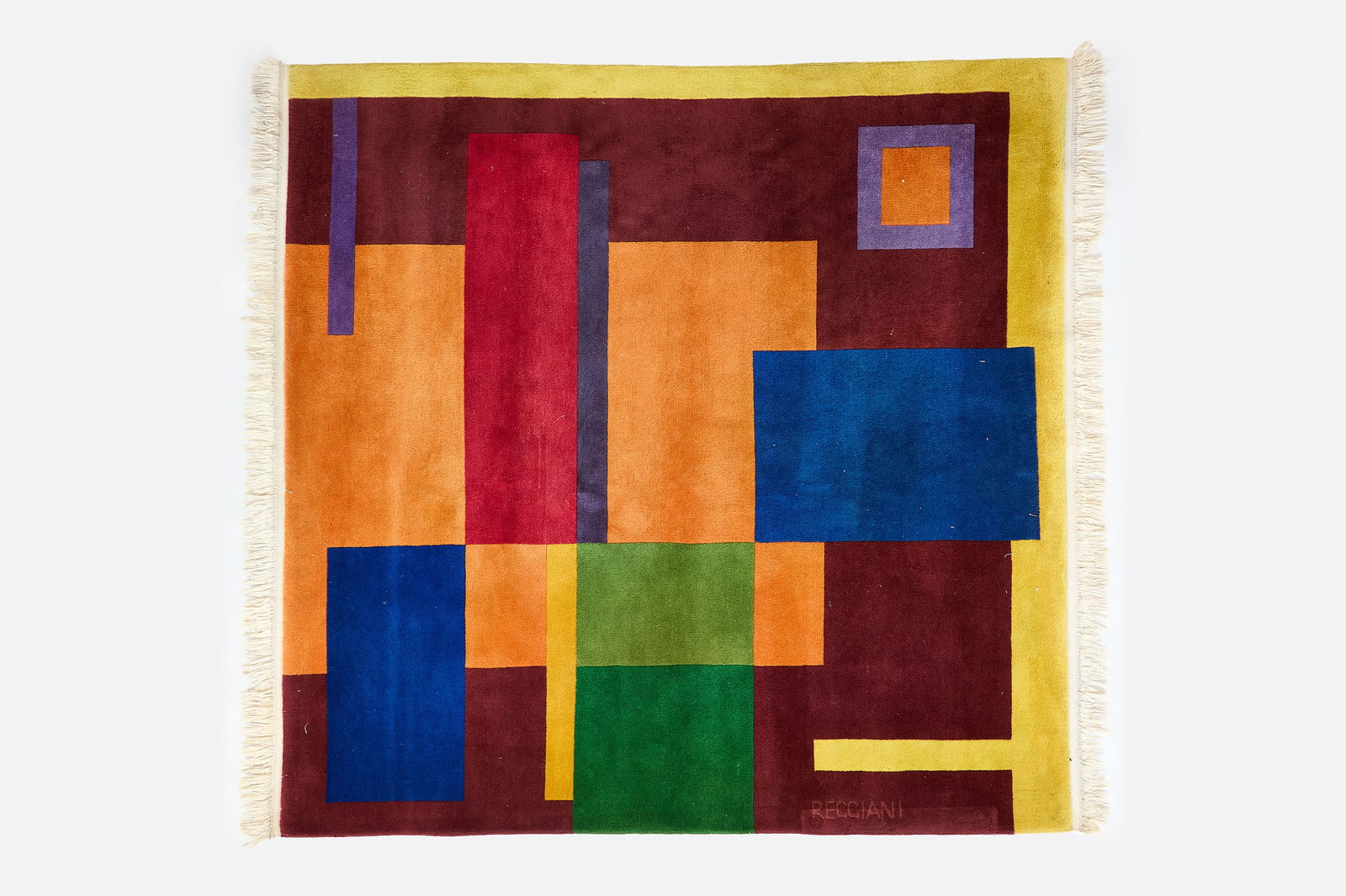 Reggiani, Colorblock Area Rug (6' 8" x 6' 6") (1 of 6)
