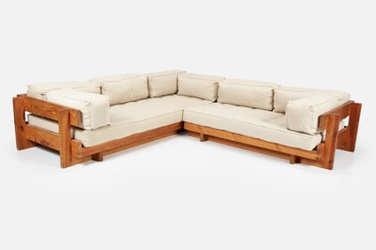 Swedish, Pine Sectional Sofa (2)