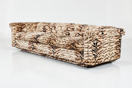 Marge Carson, Tufted Sofa
