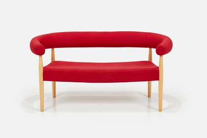 Nanna + Jorgen Ditzel, Rare 'Ring' Settee