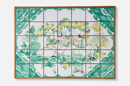 Bjorn Wiinblad, Tile Wall Plaque