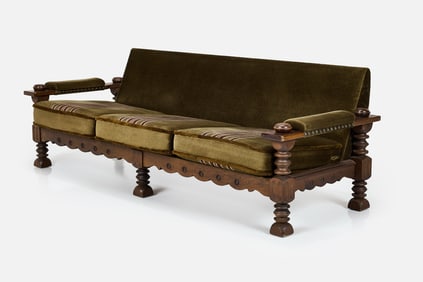 Swedish, Three Seat Sofa