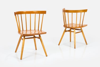 George Nakashima, 'Straight' Chairs (2)