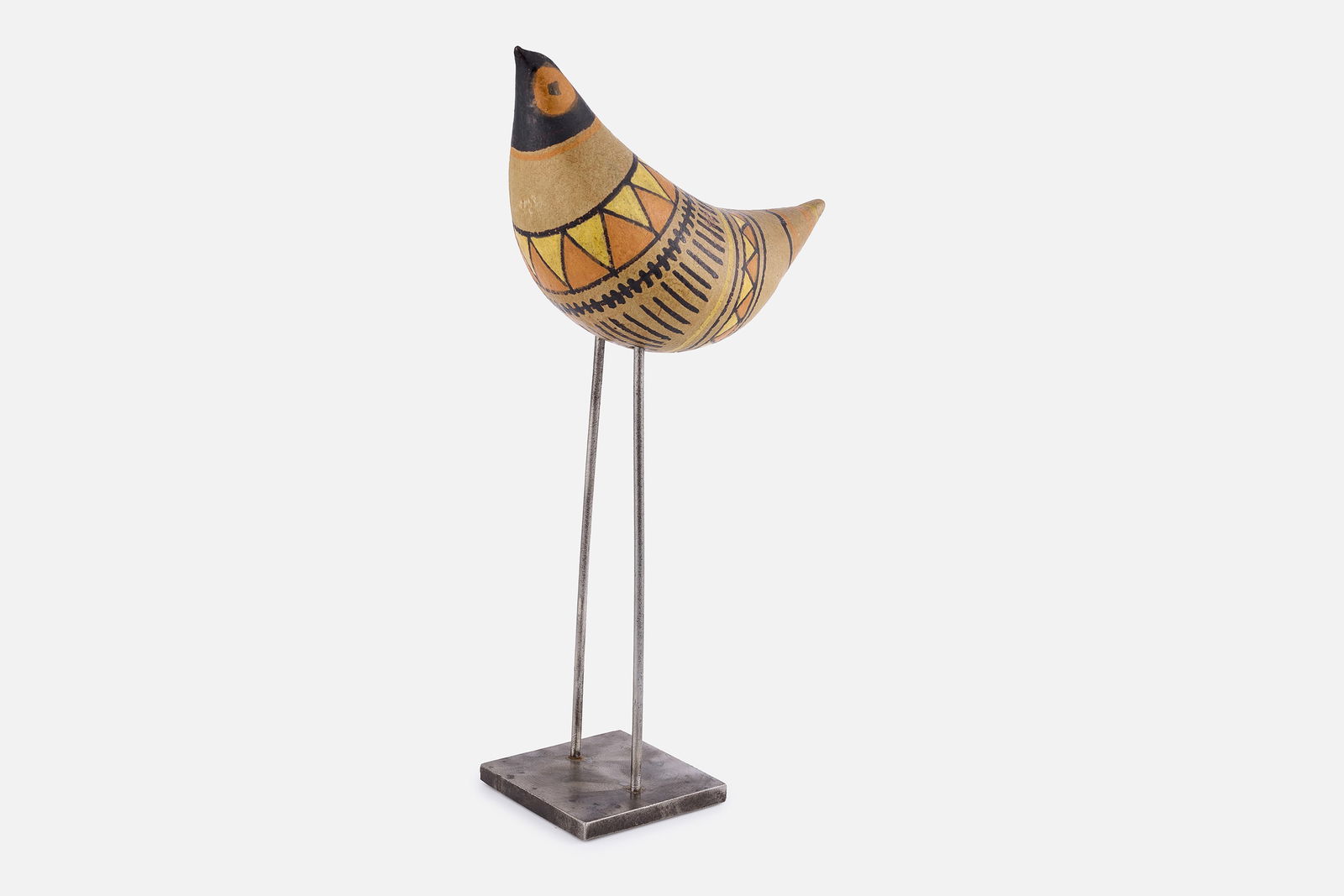 Aldo Londi, Bird: ALDO LONDIBird, 1960sGlazed ceramic, steel. Produced by Bitossi, Italy, for Raymor, USA. 14.25" H x 3.5" W x 7.5" D