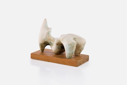 Henry Moore Style, 'Reclining Figure' Maquette