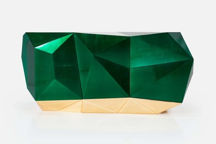 Boca de Lobo, 'Diamond Emerald' Sideboard