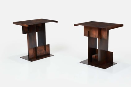 Greg + Roche Dry, 'Puzzle' Side Tables (2)