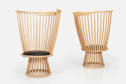 Tom Dixon, 'Fan' Chairs (2)