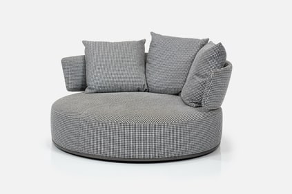 Antonio Citterio, Large 'Amoenus' Swivel Chaise