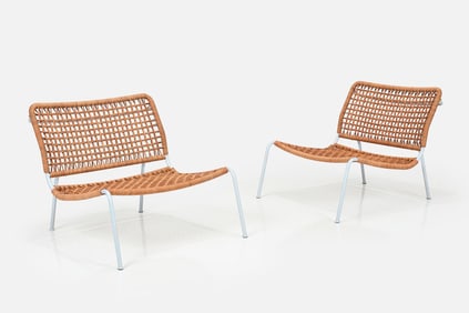 Piero Lissoni, 'Frog' Lounge Chairs (2)